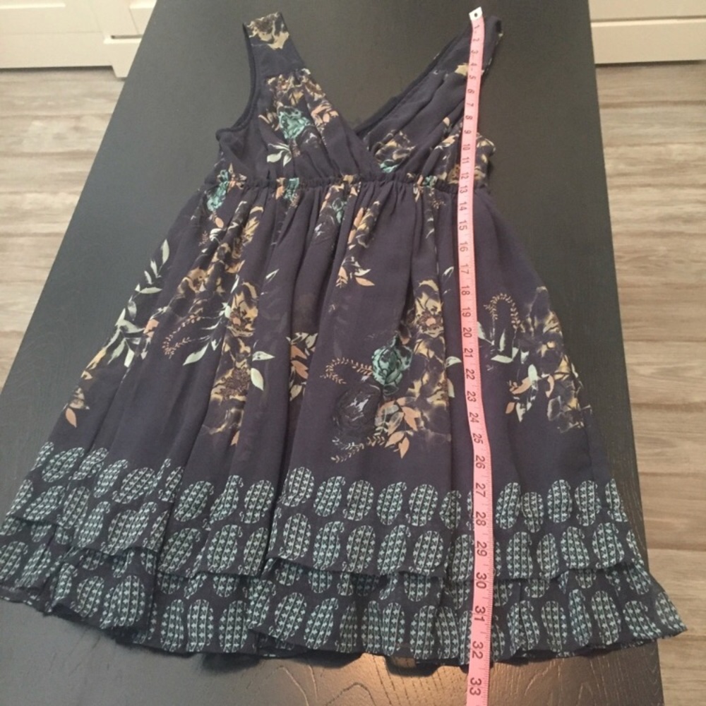 Free people floral dress navy